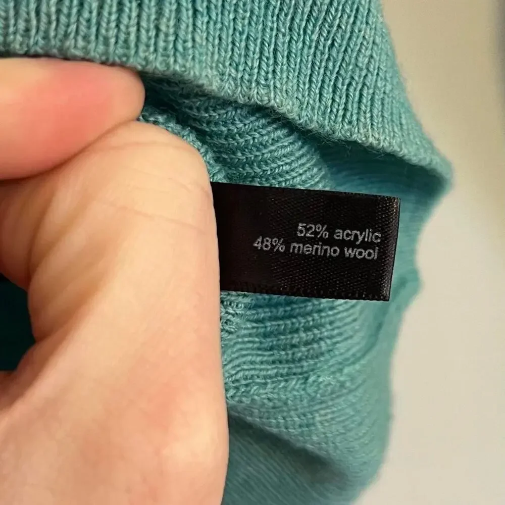THE LIMITED Merino Wool Blend Boatneck Sweater